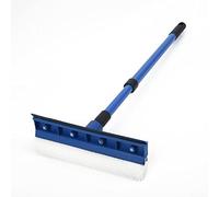 URPIZY Limpiaparabrisas con mango telescópico, extractor de ventanas con esponja de limpieza, 2 en 1, juego de limpiaparabrisas, extractor de ventanas, cepillo de lavado de coche