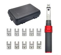 URPIZY Llave dinamométrica de precisión para radios de 5,1 a 6,9 mm para motocicleta Enduro, juego de herramientas de aluminio ajustable para motocicletas todoterreno
