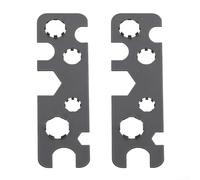 URPIZY Llave perladora multifuncional de acero inoxidable, herramienta sanitaria para desmontaje de grifos, llave universal para grifos de baño y cocina (2 piezas)