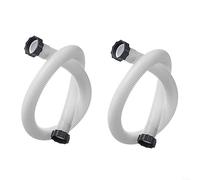 URPIZY Manguera de piscina de 38 mm de diámetro para Intex 29060E, manguera de repuesto de filtro de piscina con juego de tuercas, manguera de repuesto para piscina de 59 pulgadas de largo (2