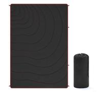 URPIZY Manta de camping impermeable, manta de camping de plumón, 140 x 200 cm, impermeable, cálida para otoño/invierno, al aire libre, camping, pícnic, playa, viajes, ligera, portátil