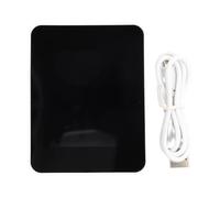 URPIZY Medidor de calidad del aire 6 en 1 para CO2, PM2.5, para maldehído y TVOC, temperatura y humedad, pantalla a color HD de 2,8 pulgadas, alarma silenciosa, 1200 mAh, USB-C