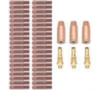 URPIZY MIG - Juego de accesorios de soldadura para Lincoln para Magnum 100L, 46 piezas boquillas y difusores para 0,035 pulgadas, rendimiento profesional, 1 juego