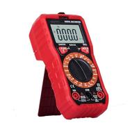 URPIZY Multímetro digital para medición eléctrica - UA9233A - Medidor portátil con rango automático, voltaje CA/CC, corriente, resistencia, capacidad y prueba de diodos, CAT III 1000 V