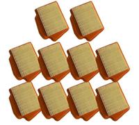 URPIZY Pack de 10 filtros de aire para Stihl FS490 FS510 FS560, repuesto 4148-141-0300, filtrado eficiente de polvo y suciedad para desbrozadoras