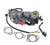 URPIZY Para carburador de combustible dual XP10000EH para generador de 10000 W 18 CV, GLP / NG, kit de conversión para gas natural y GLP, apto para 1 - 6 kW, incluye juntas y mango