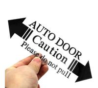 URPIZY Pegatina de advertencia para Autot¨¹r Autot¨¹Ren ¨C ?Precaución, No tires de cuerda! ¨C 20 cm ¡Á 5,6 cm, Blanco/Negro, Material PET, 1 unidad¹