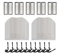 URPIZY Piezas de repuesto para Xiaomi Robot Vacuum S40 / OV81 | Juego de cepillos laterales, filtros HEPA y toallitas | Compatible con los modelos S40 y OV81