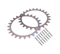 URPIZY Pinchos de tracción de acero inoxidable para robot cortacésped Worx LANDROID S/M con 12 clavos y 2 tornillos para un mejor agarre en pendientes y césped mojado