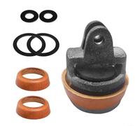 URPIZY Pistón de repuesto para bomba de jardín tipo 75 con kit completo de juntas para bombas manuales, manguito de pistón de cuero y juntas de goma para pozos