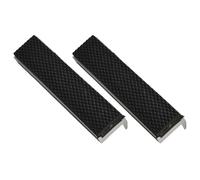 URPIZY Protectores de mandíbulas de aluminio para tornillo de banco de banco, almohadillas magnéticas de aleación de aluminio y goma, 2 unidades, para madera, metal, plástico, redondo y hexagonal