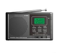 URPIZY Radio Portátil De Banda Completa, Radio Analógica FM AM SW De Bolsillo Con Sintonización Manual Precisa, Diseño Compacto Ligero Para Running, Camping Y Viajes, Sonido Claro, Negro(E-U)