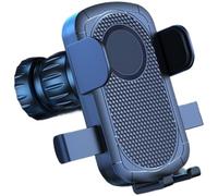 URPIZY Soporte de coche para smartphone, giratorio 360°, con gravedad automática, para dispositivos de 4 a 7,2 pulgadas, ventosa estable y gancho de ventilación de metal