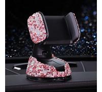 URPIZY Soporte para teléfono móvil con cristales brillantes para el interior de la rejilla de ventilación del salpicadero