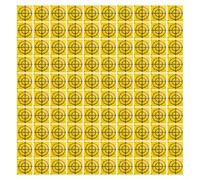 URPIZY Surveying Reflector Target Sheet For Total Station Monitoring System Construction Engineering Bridge Tunnel Building Slope Measurement 100PCS Yellow (20x20mm)