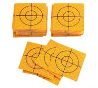 URPIZY Surveying Reflector Target Sheet For Total Station Monitoring System Construction Engineering Bridge Tunnel Building Slope Measurement 100PCS Yellow(40x40mm)