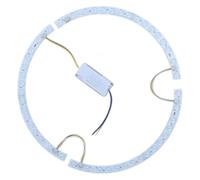 URPIZY Tira LED para ventilador curvado de 38 cm, 36 W x 2, iluminación tricolor con fijación magnética y LED de bajo consumo