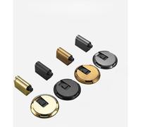 URPIZY Tope mecánico de T¨¹r r r b?den, ajustable hasta 3,5 cm, aleación de zinc, STO?Protección firme contra golpes, fácil montaje con adhesivo o fijación por tornillo, para el hogar, B