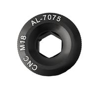 URPIZY Tornillo de fijación para biela de bicicleta de carretera M19/M20, aluminio mecanizado CNC para PROWHEEL, FC 4500, FC 5600, Shimano M4000/M590/M596/M661, SLX, XT, XTR, color: negro