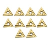 URPIZY Tungaloy TNMG160408R-S - Juego de 10 plaquitas de carburo para tornos CNC, adecuados para acero inoxidable y hierro fundido, mecanizado