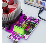 URPIZY Type-C PD3.1 - Adaptador de prueba de carga con control de voltaje para 5 V/9 V/12 V/15 V/20 V/28 V, compatible con PD3.0/QC/AFC/FCP, para Juwei DL24-P/E/M y serie CL24, color morado