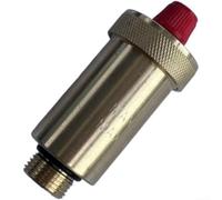 URPIZY Válvula de purga automática de latón para mantener la presión eficiente y una ventilación rápida, para sistemas de calefacción y aire acondicionado, 10 x 5 x 5 cm