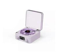 (Urple) Mini Retro White Noise Bluetooth Speaker Portable Vintage Sleep Aid Bluetooth Speaker Subwoofer With RGB Light Support TF Card Christmas