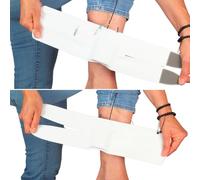 URSA - Correas de tobillo de perfil bajo, suaves, elásticas y transpirables para sonido de ubicación, teatro, sesiones de boda y más (blanco, tobillo)