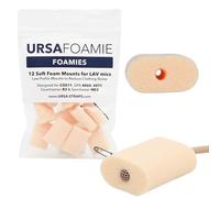 URSA Foamies: soportes de espuma suave para micrófonos inalámbricos Lav. Se puede pegar directamente a la piel o disfraz. Compatible con SANKEN COS11, SENNHEISER ME2/MKE2, RODE LAV, DPA 4060/4070,