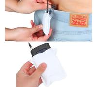 URSA - Funda para cinturón con clips, aparejo versátil para transmisores inalámbricos, White, L, Grande