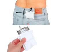 URSA - Funda para cinturón con clips, aparejo versátil para transmisores inalámbricos, White, M, Mediano