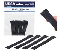 URSA - Protectores de bolsa (paquete de 4) - Asegura tu transmisor dentro de tu correa o bolsa | Para desafiar la gravedad, deportes de acción, sesiones de baile (negro)