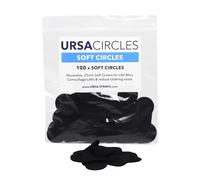 URSA Soft Circles - Protectores blandos reutilizables que proporcionan un escudo contra el viento y camuflaje para micrófonos Lavalier, 100 Soft Circles, negro