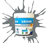 Ursan - Plastikril Satinado | Pintura Exterior Satinada - Pintura Impermeabilizante- Indicada para Fachadas con Alta Resistencia a Agentes Atmosféricos - GRIS CLARO 15L