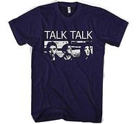 URSMSC Men's PA Talk Talk Band T Shirt 80'S Colours Navy