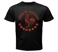 URSMSC Sriracha Hot Chilli Sauce Logo Men's Black T-Shirt