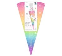 Ursus 1005 00 02 - Juego de manualidades Easy Line "Unicornio", 6 cuadrados, altura aprox. 68 cm, diámetro aprox. 20 cm, incluye instrucciones para manualidades y hojas de plantilla, para manualidades