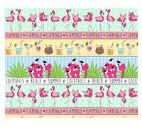 Ursus 11614601 Cartulina Flamingo, 300 g/m², DIN A4, 10 Hojas, Color Verde