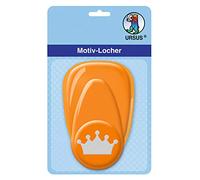 Ursus 19480053 - Diseño Perforadora con Palanca, Medio, Corona, Aprox. 25,4 mm, Naranja
