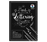 URSUS 24924690 - Bloc de 25 hojas de cartulina, 210 g/m², DIN A4, para diseño individual, color negro , color/modelo surtido