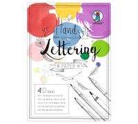 Ursus 2498 92 99 - Papel para caligrafía «Colourful», 40 hojas, DIN A5, cartulina para tarjetas de 190 g/m² en 15 colores, papel para manualidades, personalización, bricolaje y decoración
