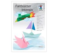 Ursus 283 46 99 - Folletos intensivos, 100 hojas, DIN A4, papel para carteles de 65 g/m² en 10 colores, teñido en masa, papel plegable para manualidades, bricolaje y decoración