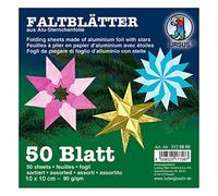 URSUS 3125199 - Hojas plegable aluminio con estrellas , color/modelo surtido