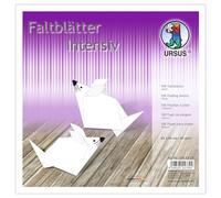 Ursus 3145100 Plegable Hojas Uni, 65 g/m², Aprox. 20 x 20 cm, 100 Hojas, Color Blanco