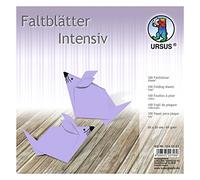 Ursus 3145161 Plegable Hojas Uni, 65 g/m², Aprox. 20 x 20 cm, 100 Hojas, Color Lila