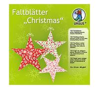 URSUS 32955 - plegable hojas Christmas, aprox. 15 x 15 cm, 80 g/m², surtidos en 10 Designs, 120 hojas