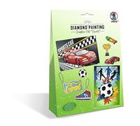 Ursus 43510003 Diamond Painting Creative Set Sports Kit de Manualidades para niños para Crear imágenes, Colgantes y Pegatinas con Diamantes