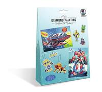 Ursus 43510004 Diamond Painting Creative Set Galaxy Kit de Manualidades para niños para Crear imágenes, Colgantes y Pegatinas con Diamantes