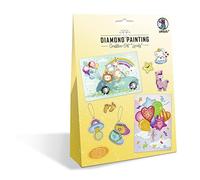 Ursus 43510005 - Diamond Painting Creative Set Lovely para niños para Crear imágenes, Colgantes y Pegatinas con Diamantes