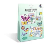 Ursus 43510006 - Juego creativo de pintura de diamantes Joy, kit de manualidades para niños para crear imágenes, colgantes y pegatinas con diamantes